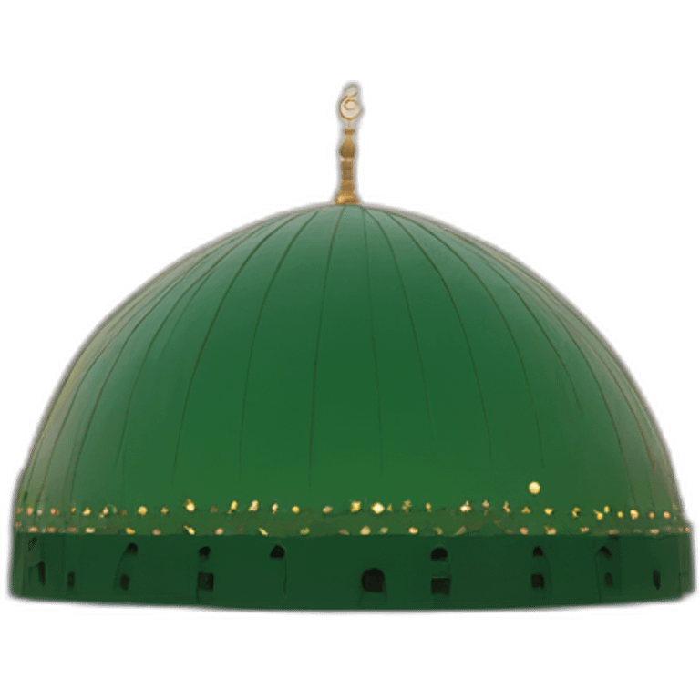 the green dome in madinah, KSA emoji