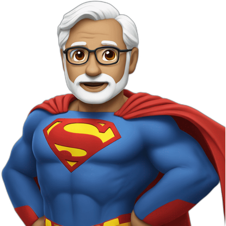 Modi superman emoji