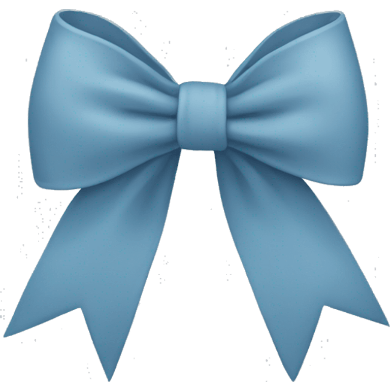 dusty Blue bow emoji