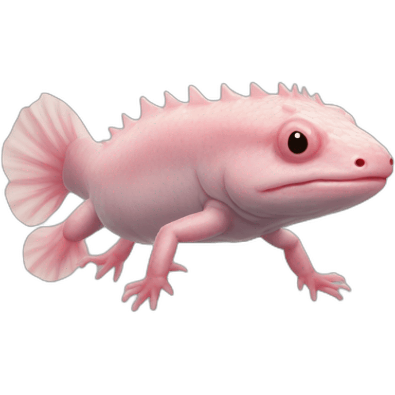 Axolotl realistic emoji