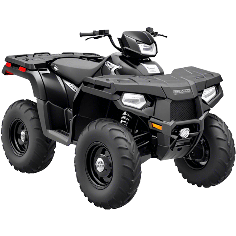 ATV - Polaris Sportsman 570 (Model Year: 2022) (Iconic colour: Black) emoji