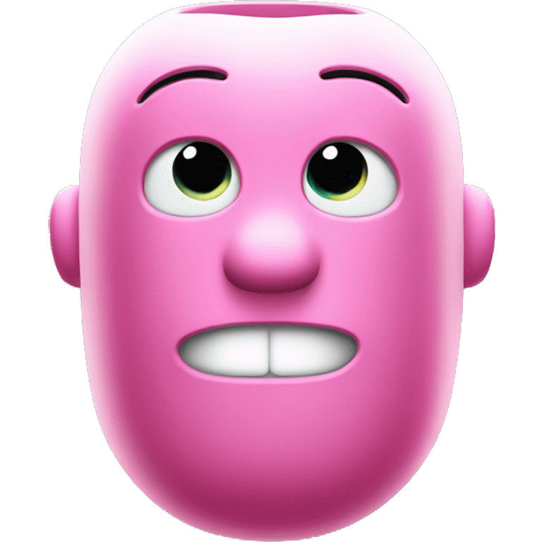 Pink apple AirPods Max  emoji