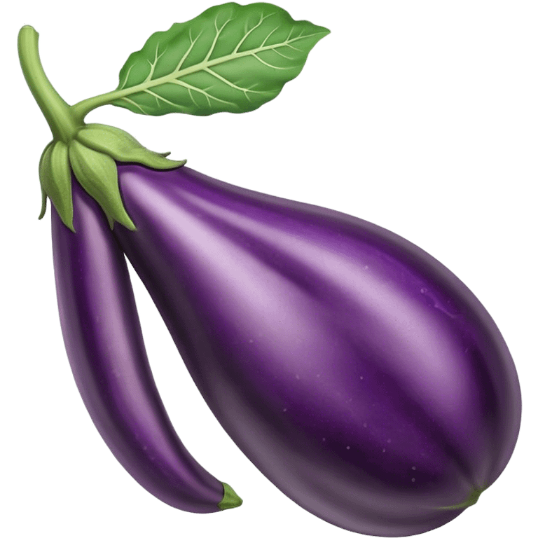 eggplant with veins emoji