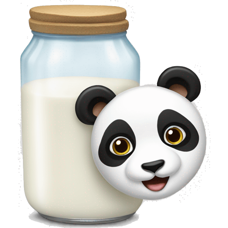 panda milk emoji