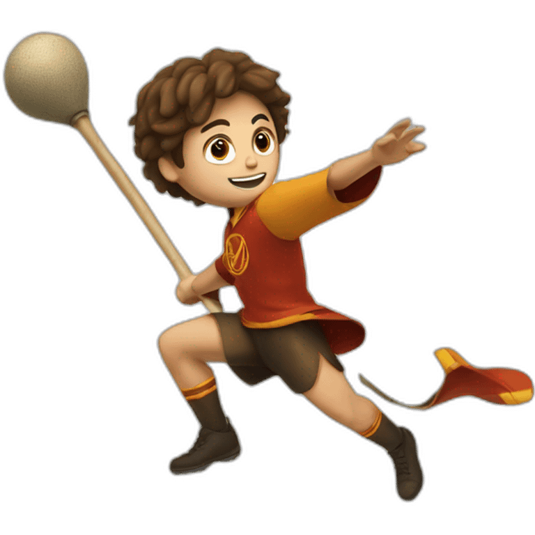 quidditch-player-throwing-a-quaffle emoji