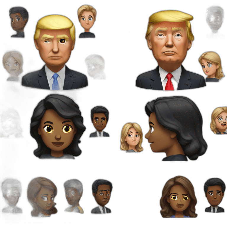 balck-trump emoji