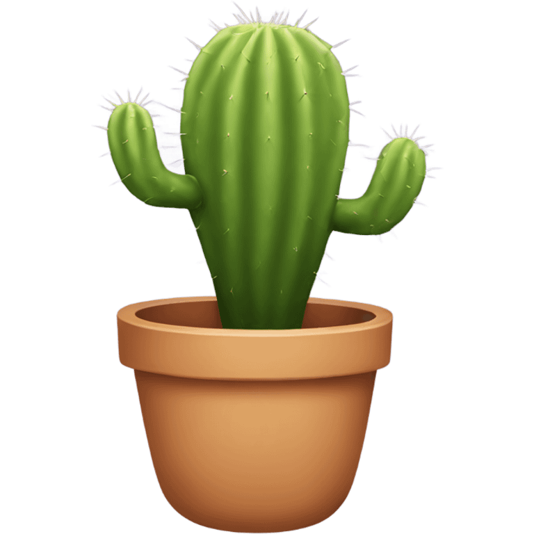 empty pot cactus emoji