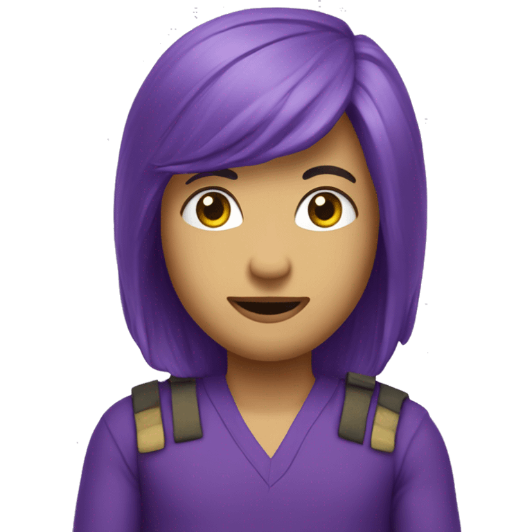 ‏Vionka purple emoji