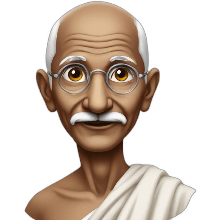 Mahatma Gandhi emoji