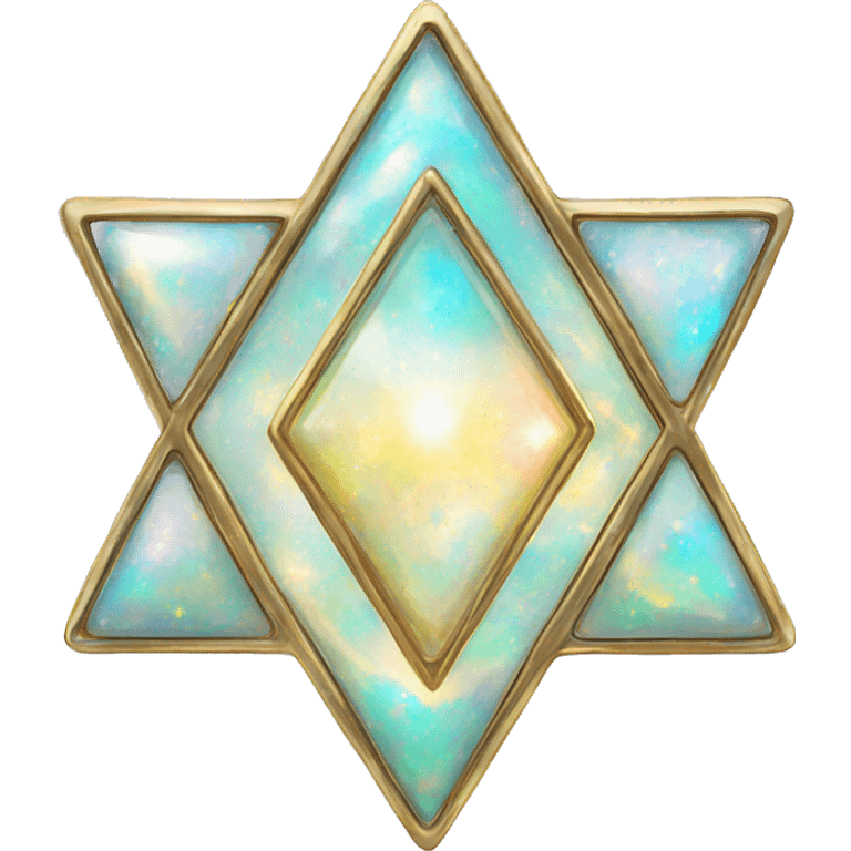 Opal star of David emoji