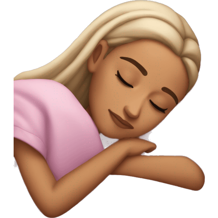 ariana grande sleeping emoji