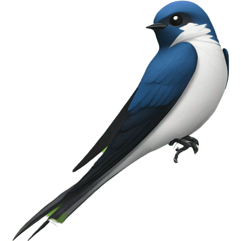 swallow in a grassfield emoji