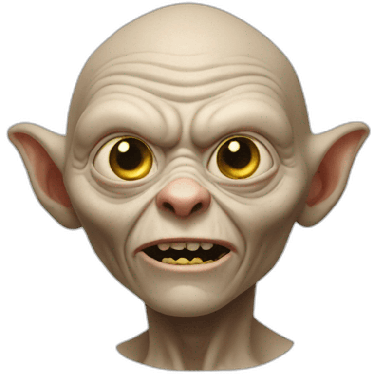 Golum wink emoji