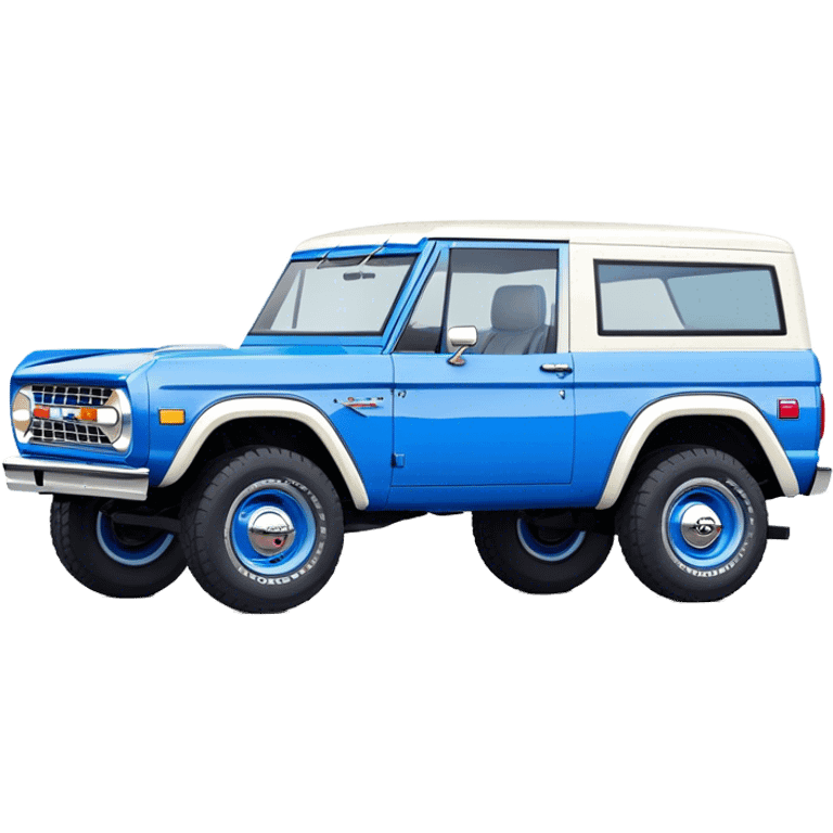 Ford Bronco - Ford (Model Year: 2021) (Iconic colour: Blue) emoji