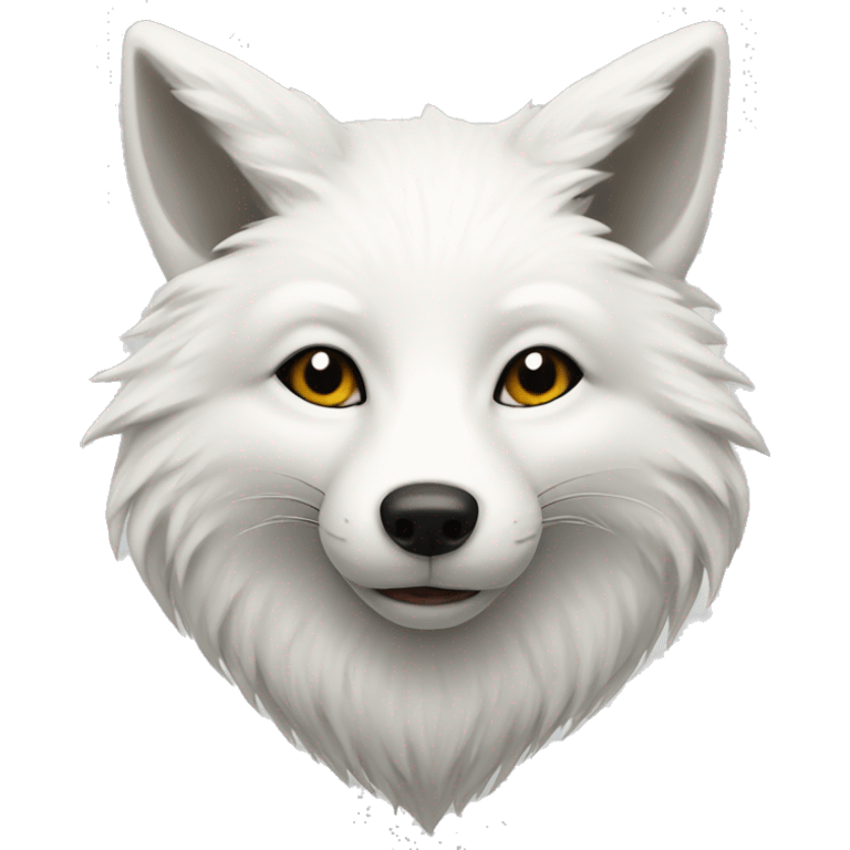 White fox emoji