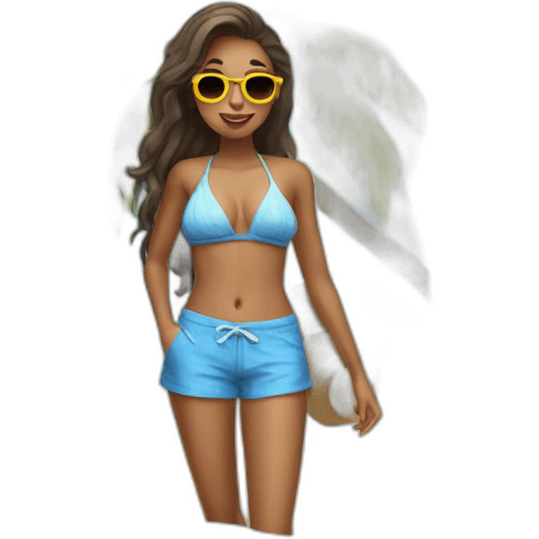 beach babe emoji