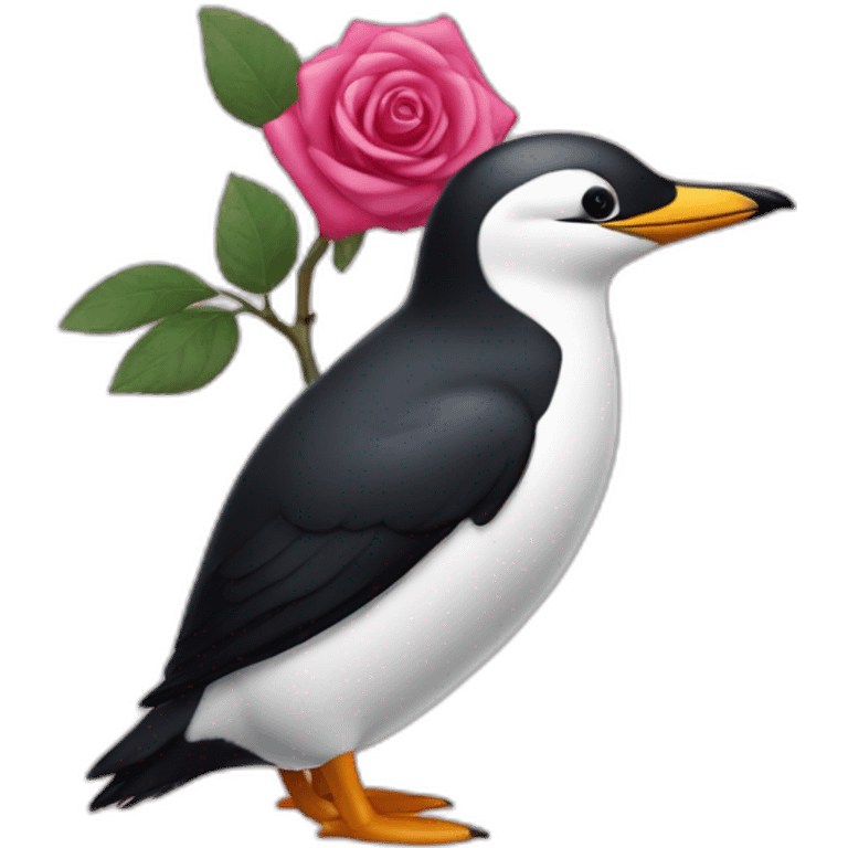 pingouin rose emoji