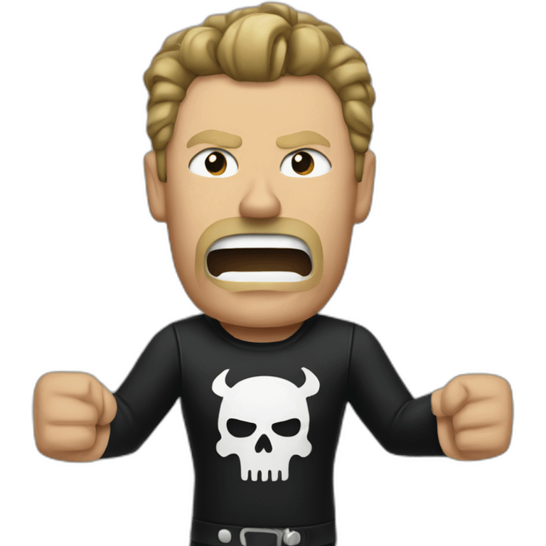 James Hetfield shrug emoji