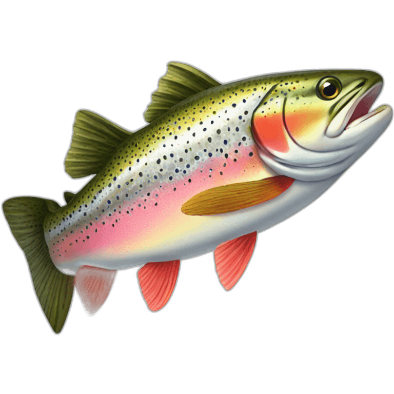 rainbow-trout-side-view emoji