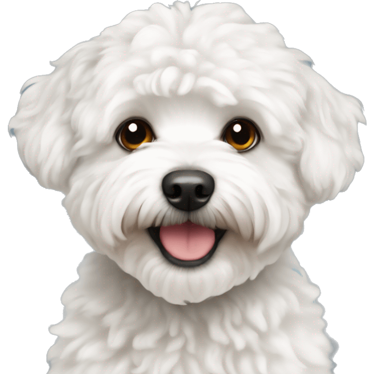 White maltipoo emoji