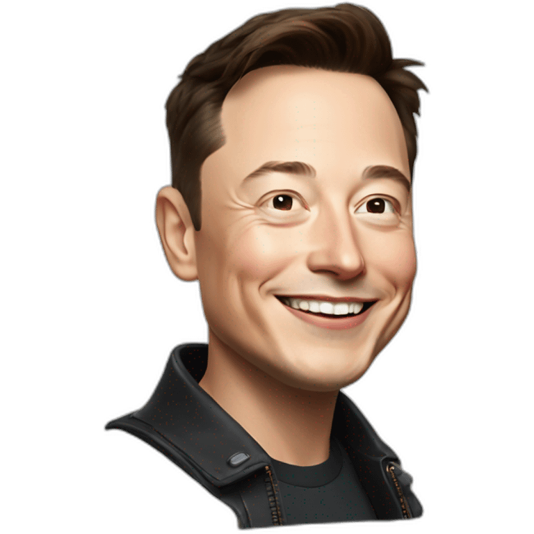 Elon Musk smiling emoji