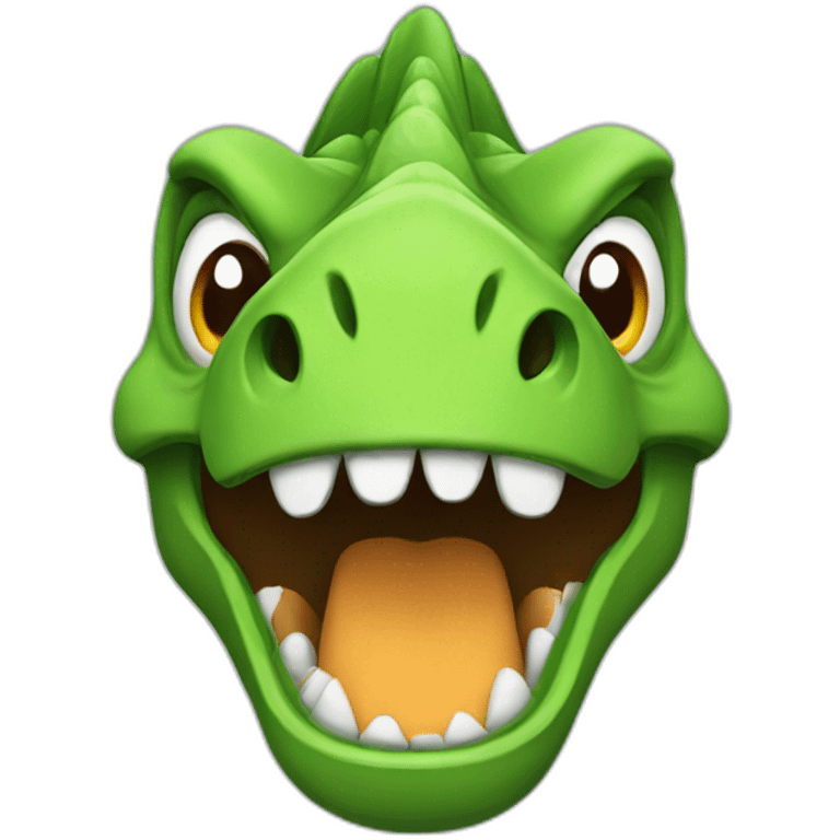 Angry dinosaur emoji