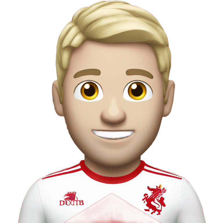 Tommy liverpool fc supporter with white skin emoji