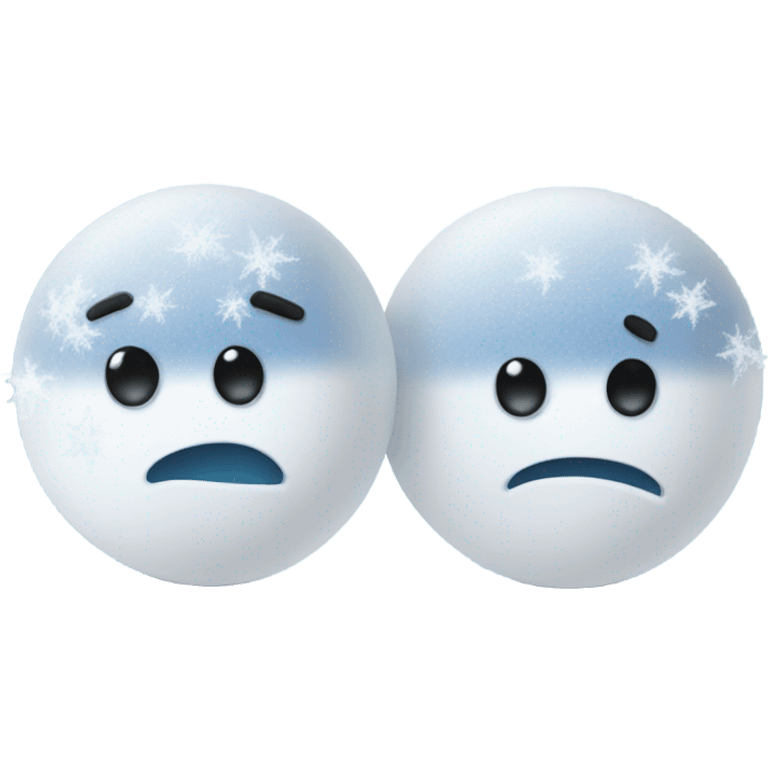 Frozen two ping pong balls emoji