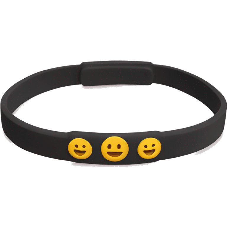 Silicone bracelet  emoji