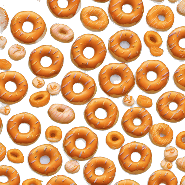 orange donut emoji