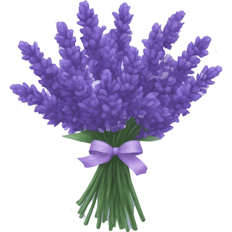 Lavender bouquet  emoji