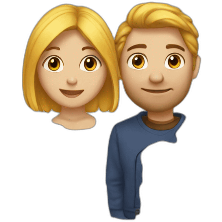 2 amoureux emoji