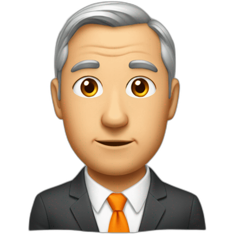 orban-viktor with orange tie emoji