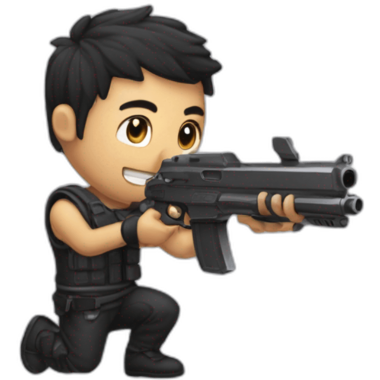 gamer chib gun emoji