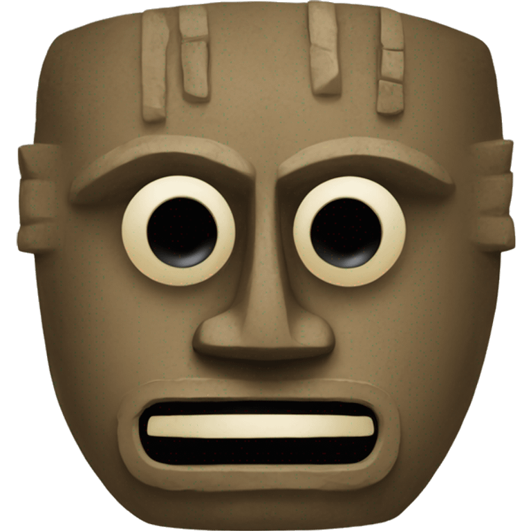 Dogon mask emoji