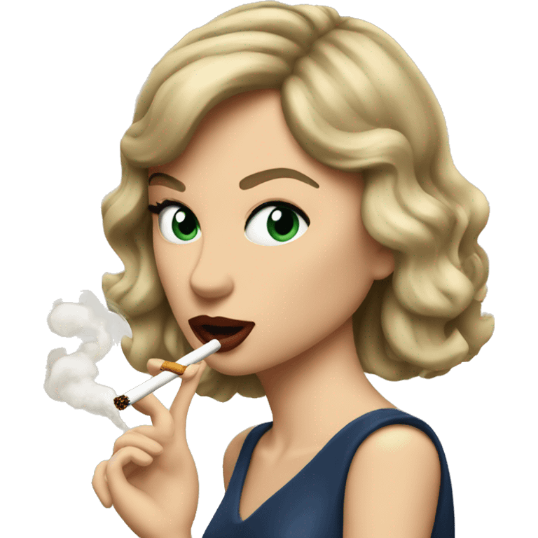 Taylor swift smoking  emoji