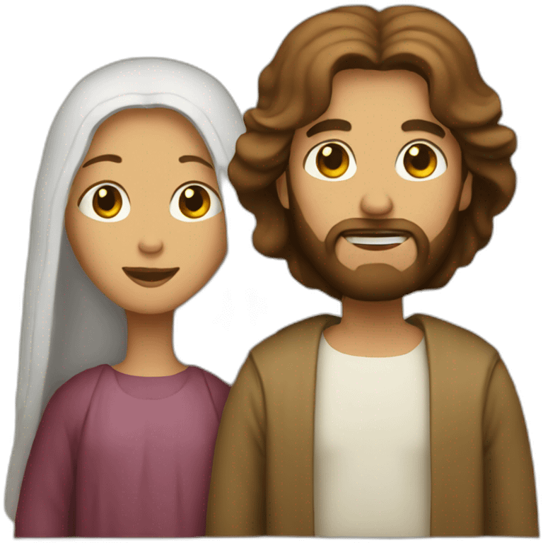 Jesus and Mary  emoji