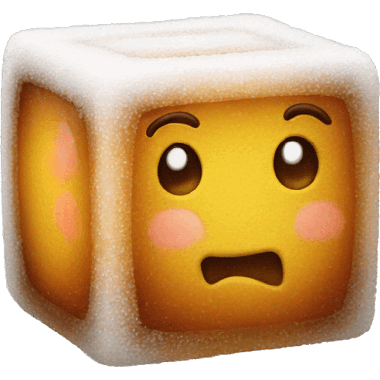 cube sugar emoji