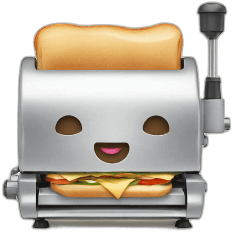 Happy machine Sandwich machine emoji