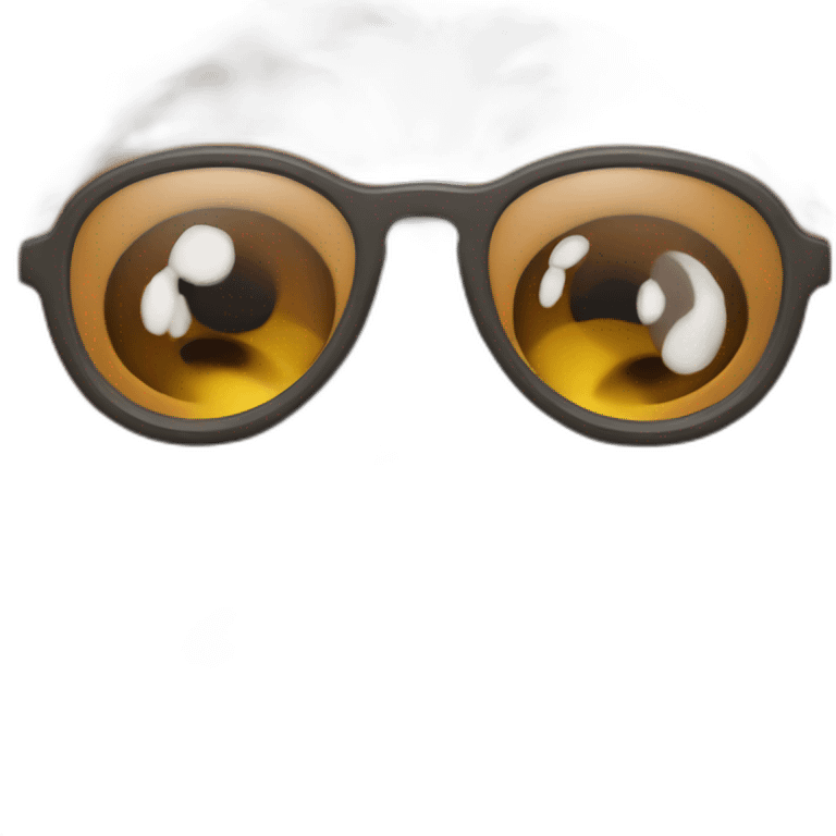 barnie with lenses emoji