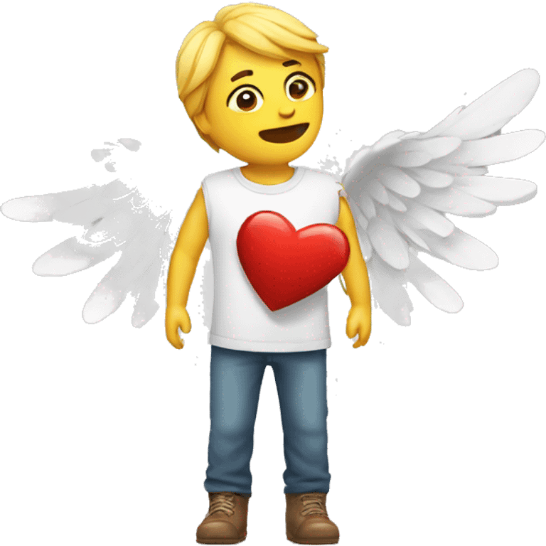 broken heart with wings emoji