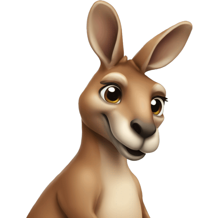 A birthday kangaroo emoji