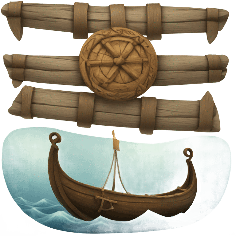 viking boat
 emoji