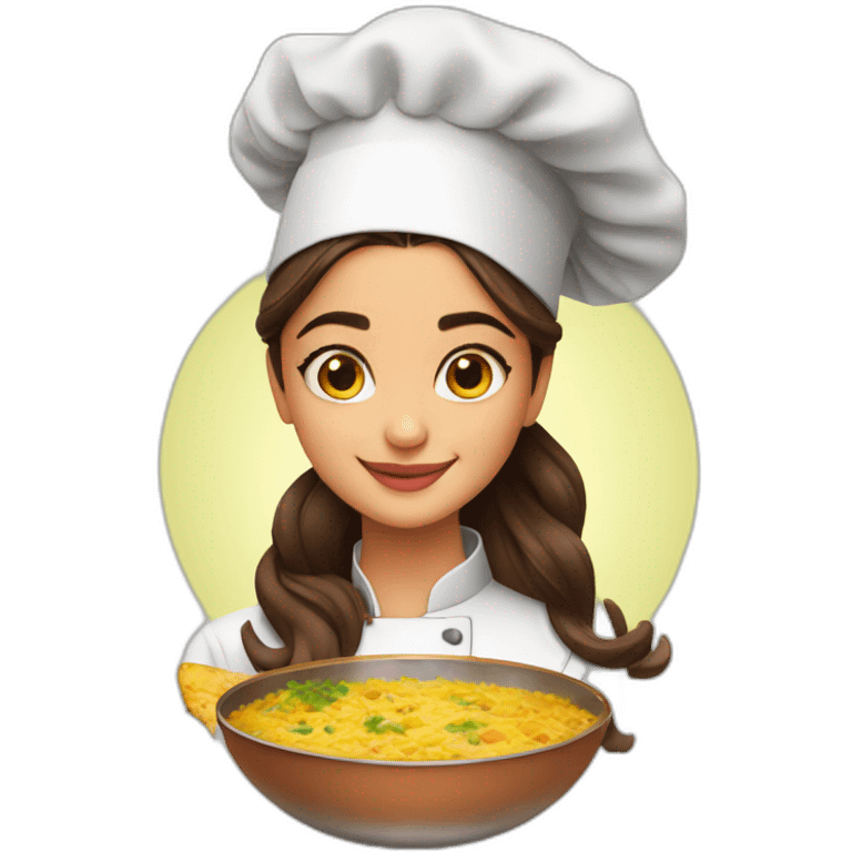 Alia bhatt as chef emoji