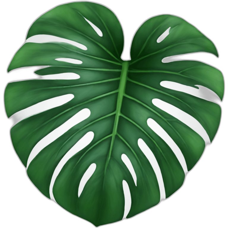 monstera leave emoji