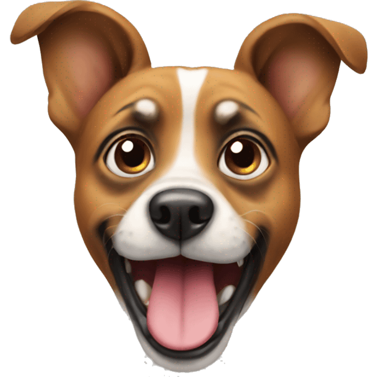 Funny dog emoji