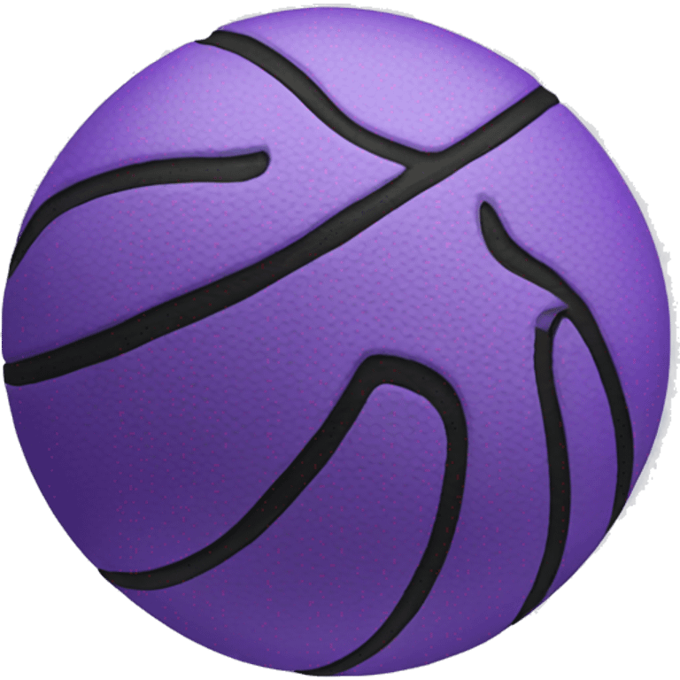 Purple basketball  emoji