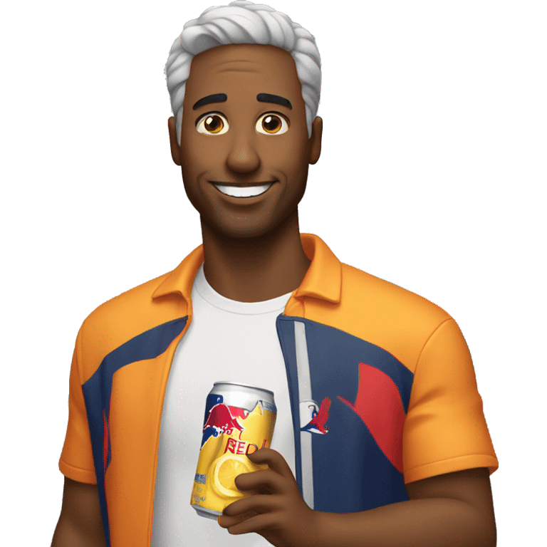 The man who drinks redbull emoji