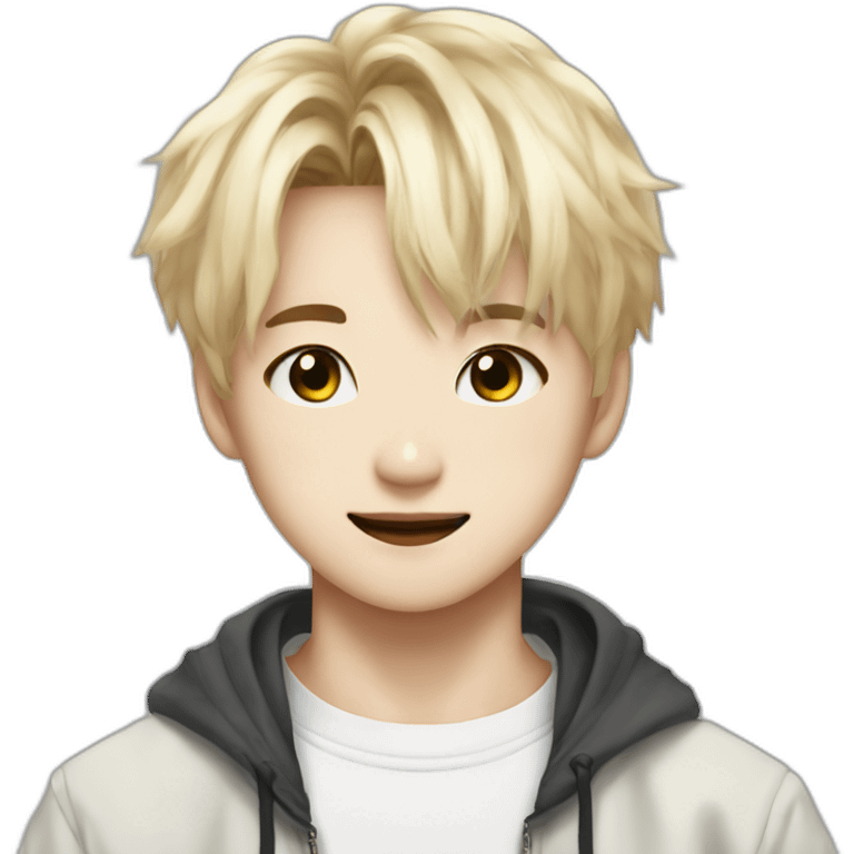 Bangchan Blond straykids emoji