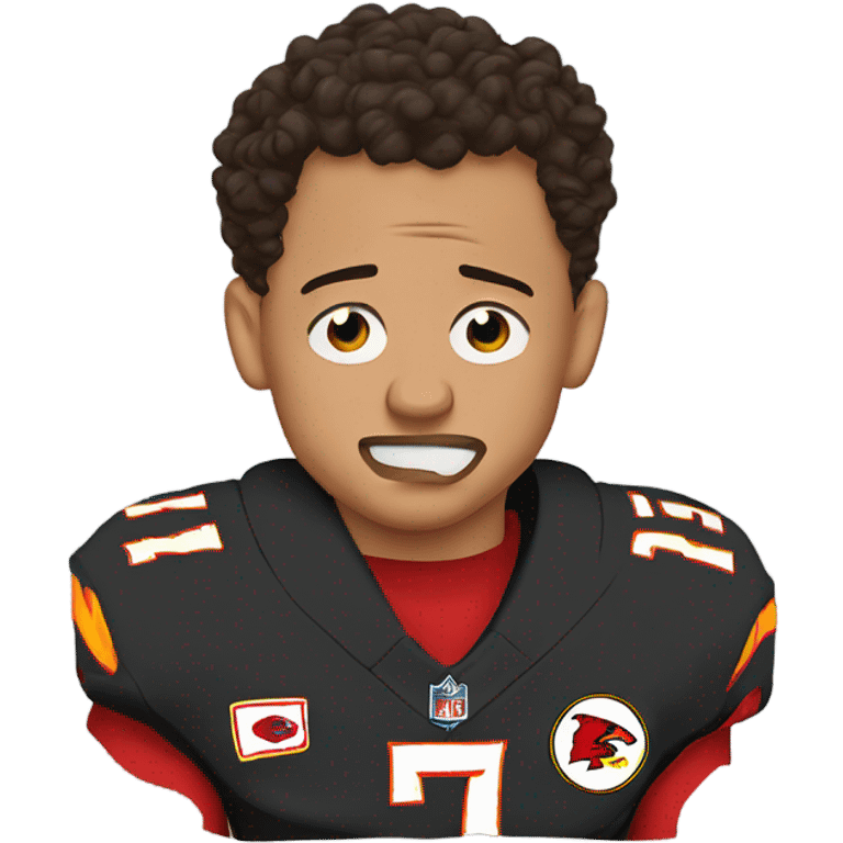 Patrick Mahomes crying emoji